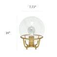 thumbnail image 3 of Elegant Designs Glass Crystal Ball Table Lamp, 3 of 7