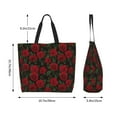 thumbnail image 5 of Naloa Rose Tote Bag for Women Large Capacity Shoulder Bag for College Work Travel Shopping, 5 of 8