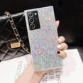 thumbnail image 5 of Galaxy Note 20 Ultra 5G Glitter Case, Sparkle Bling Shiny Diamond Slim Soft Reflective Clear TPU Rubber Bumper Girl Women Protective Case for Samsung Galaxy Note 20 Ultra 6.9 inch 2020 (Silver), 5 of 8