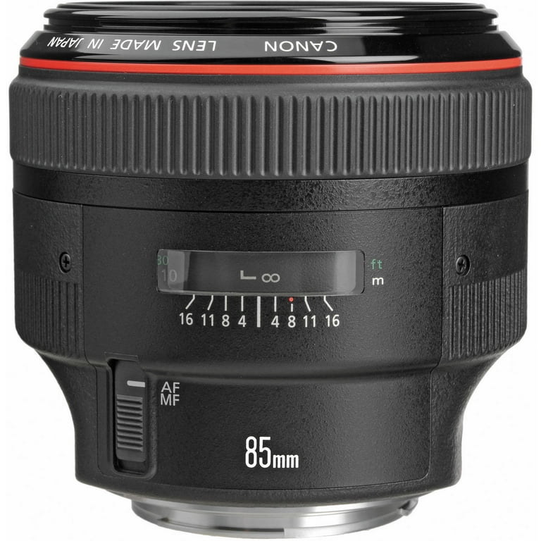Canon EF (85mm) f/1.2L II USM Lens - Walmart.com