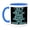 Blue/White, variant on 3drose, I Talk to Myself When I Am Fishing Because Sometimes I Need Expert, 15oz Two-tone Blue Mug