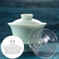 thumbnail image 4 of 3pcs Tea Pot Glass Lids Tea Kettle Replacement Glass Lid Tea Pot Replacement Covers, 4 of 6