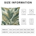 thumbnail image 5 of GOSMITH  Tropical Palm Leaves Throw Pillow Case Banana Jungle Leaf Seamless Floral Pattern Pillow Cushion Cover Home Sofa Decorative, 5 of 5