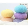 thumbnail image 3 of Namzi Plush Yarn - 1 roll blue Yarn Variety Pack, Ultra-Soft Fluffy Fleece Yarn for Crocheting/Knitting, Ideal for Making Scarves//Plush Crafts, Durable, 3 of 4