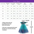 thumbnail image 4 of Girls Mermaid Princess Dress Lace Tutu Costume Ball Gown for Birthday Wedding Party, 4 of 8