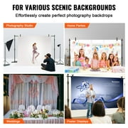 Pipe and Drape Kit Heavy Duty Backdrop Stand Carbon Steel Base 10x10 ft