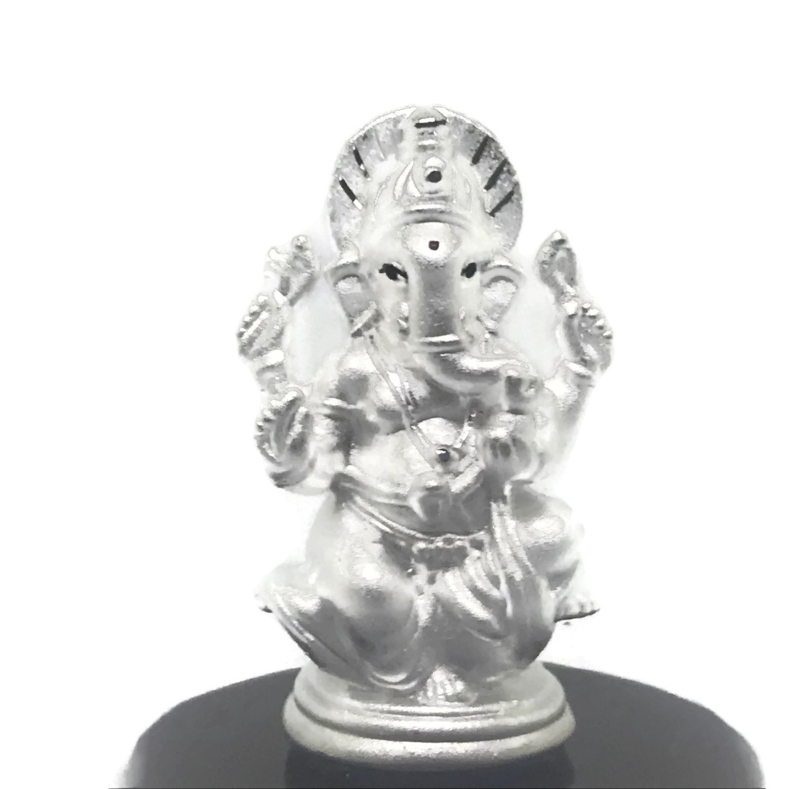 Ganesh Pure Silver (999) Idol / Statue / Murti Suitable for Car Deck