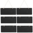 thumbnail image 1 of 6Pcs Chalkboard Pendant Decorative Chalkboard Hanging Blackboard Wooden Price Tag, 1 of 4