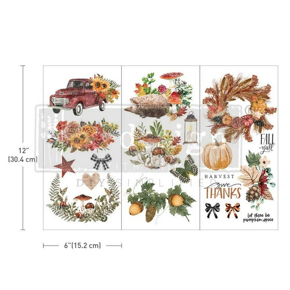 Autumn Essentials Redesign with Prima Transfer