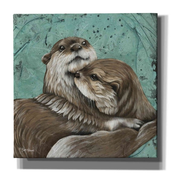 Epic Graffiti 'Mischief and Mayhem' by Britt Hallowell, Canvas Wall Art, 37"x37"