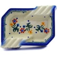 thumbnail image 2 of Polmedia Spring Flowers Polish Pottery Theme Ashtray, 2 of 6