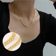thumbnail image 3 of 1pc 3/5/6 mm Men Stainless Steel Cuban Link Chain Bracelet Necklace Fashion Hip Hop Chain Necklace Male Jewelry gift Gift LT, 3 of 6