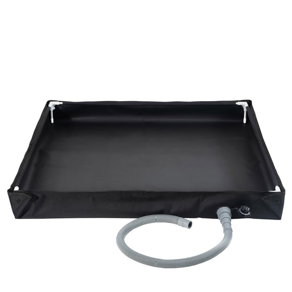 2025 Upgraded Portable Shower Pan, 31.5"x31.5"x4" Foldable Camping Shower Base & Floor with Detachable Drain Pipe Ideal for Camping, RV, Outdoor, Indoor and Portable Shower Stall