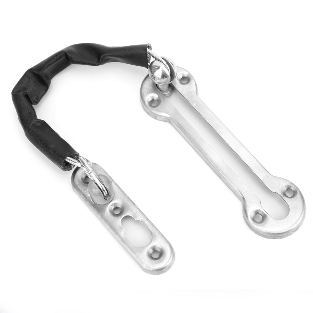 1x Stainless Steel Door Chain Safety Sliding Chain Interior Security Anti Theft 