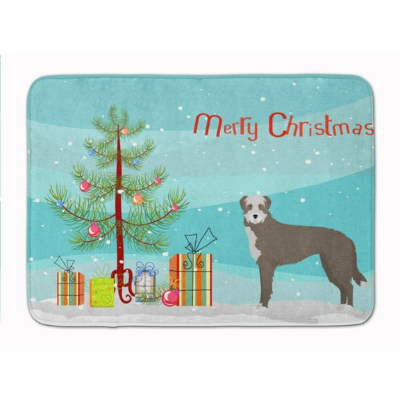 Lurcher 1 Christmas Tree Machine Washable Memory Foam Mat