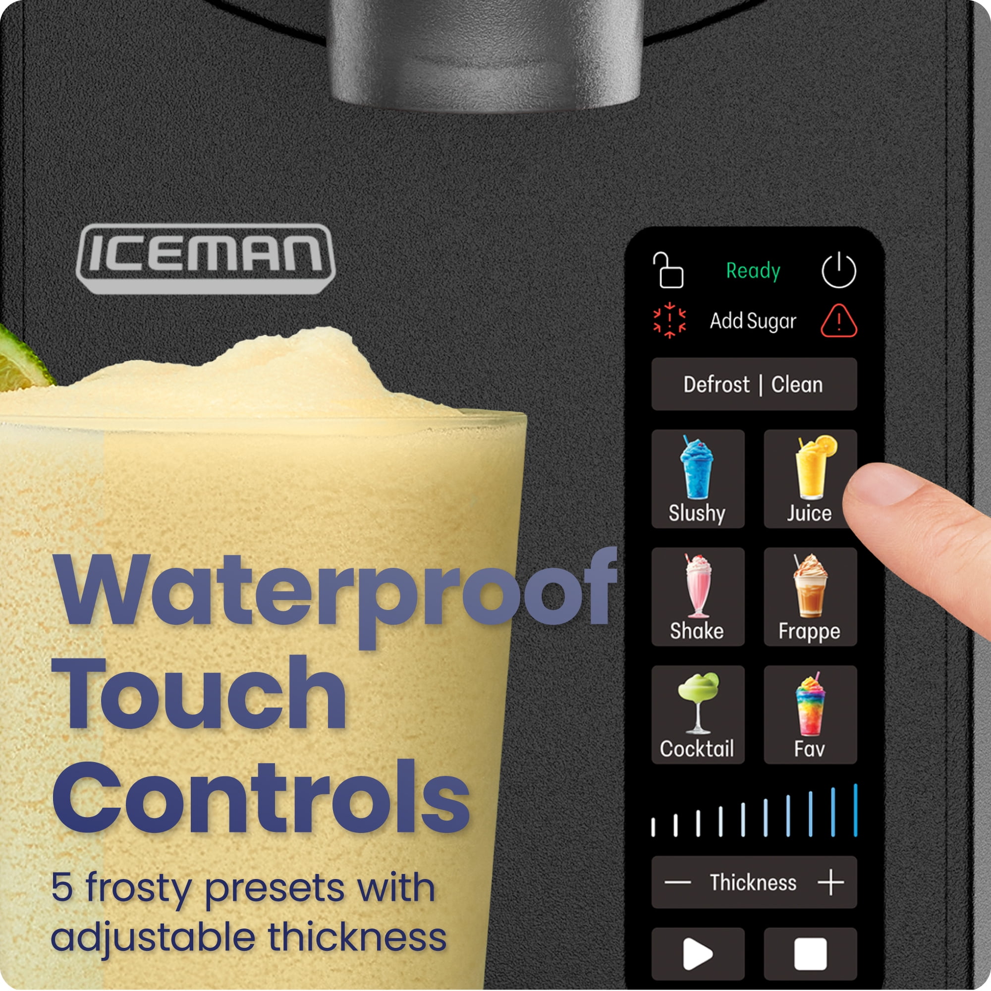 Iceman by Chefman Slush-Ease MAX 90oz Slushy Maker with Touch