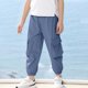 thumbnail image 2 of Odeerbi 3-16 Años Niños Cargo Pantalones Deportivos Jogger Pantalones Primavera Verano Color Sólido Casual Pantalones de Trabajo Con Bolsillos, 2 of 7