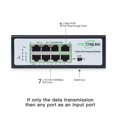 thumbnail image 2 of Switch PoE FASTCABLiNG de 8 Puertos con Passthrough de 71W, 2 of 7