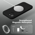 thumbnail image 2 of Funda magnética SuydanBox para iPhone 14 de 6.1 pulgadas, negra, 2 of 8