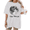 White-1, variant on UNISHE Women's Realistic Full Moon Cursive Script Copy Moon Joy Graphic Short Sleeve T-shirt Relaxed Fit