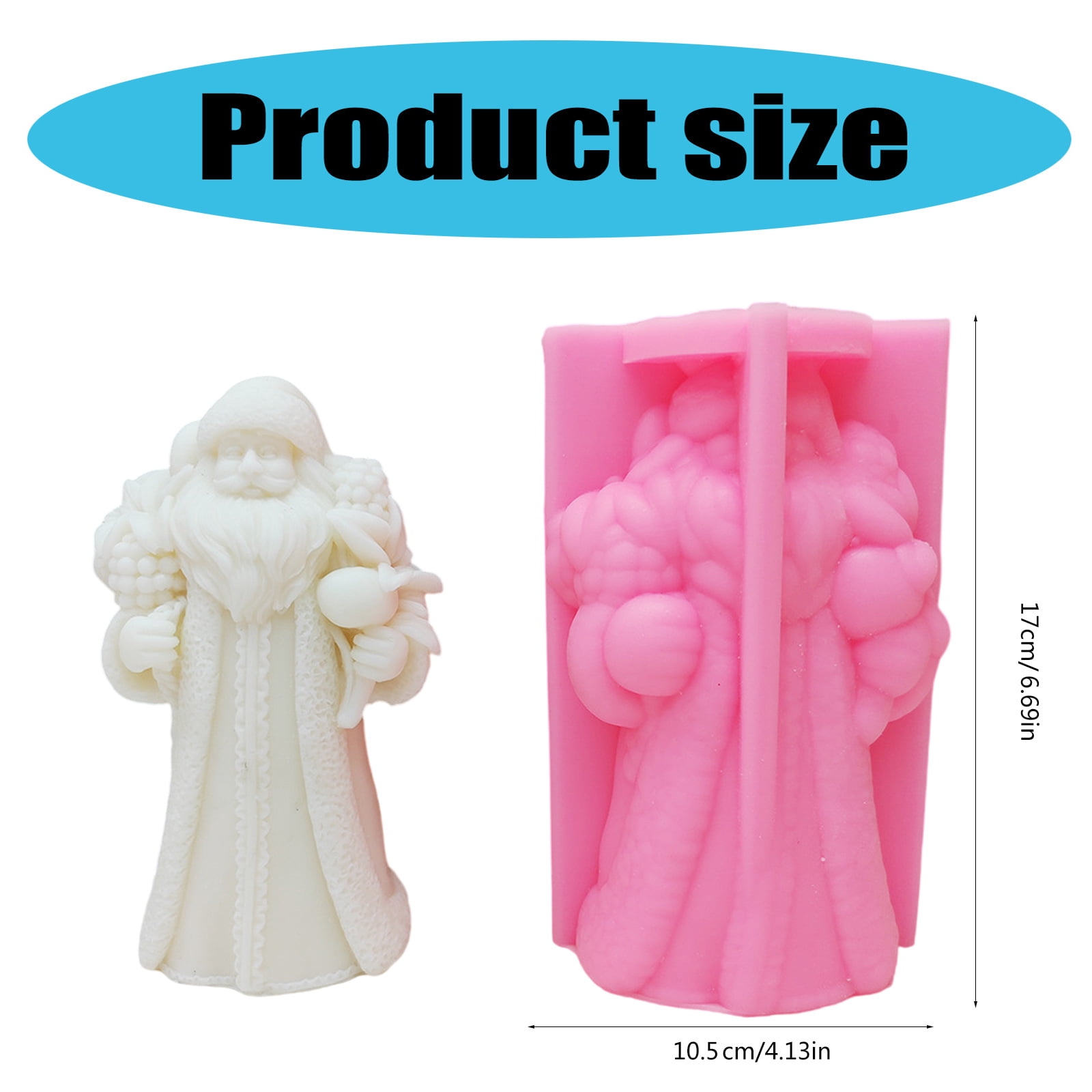 Fashionable Sturdy Silicone Candle Mold Stylish Resin Castes Mould for Craft Supplies Soap Making and Home Decoration