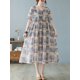 thumbnail image 5 of Vestido, Vestido suelto de mujer con bolsillos Manga corta Vestido informal de vacaciones Abanopi Gris/Grande, 5 of 7