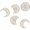 Beige, variant on MasteelfCA 5Pcs Moon Phase Wall Decor Hollow Out Moon Phase Wall Art Decor for Bedroom
