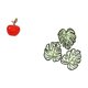 thumbnail image 5 of Escultura de cerámica con forma de fruta y hojas de palma, decoración de pared de madera, adorno creativo para el hogar, cafetería, estudio, baño, vac, 5 of 8