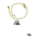 thumbnail image 2 of Delight Jewelry Resin Panda Bear Best Friends Gold-tone Paw Infinity Link Chain Bracelet, 6"+2" Extender, 2 of 3