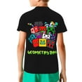 thumbnail image 7 of Geometry Dash Kids T-Shirt 3d Printed Graphic T-Shirts Boys And Girls Short Sleeve Shirts For Youth Kids X-Small, 7 of 7