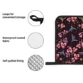 thumbnail image 4 of Fotbe Humming Bird And Tropical for 4Pcs Oven Mitts and Pot Holders, 500℉ Heat Resistant Oven Mitts , Non-Slip Silicone Surface Safe for Baking, Cooking, BBQ, 4 of 6