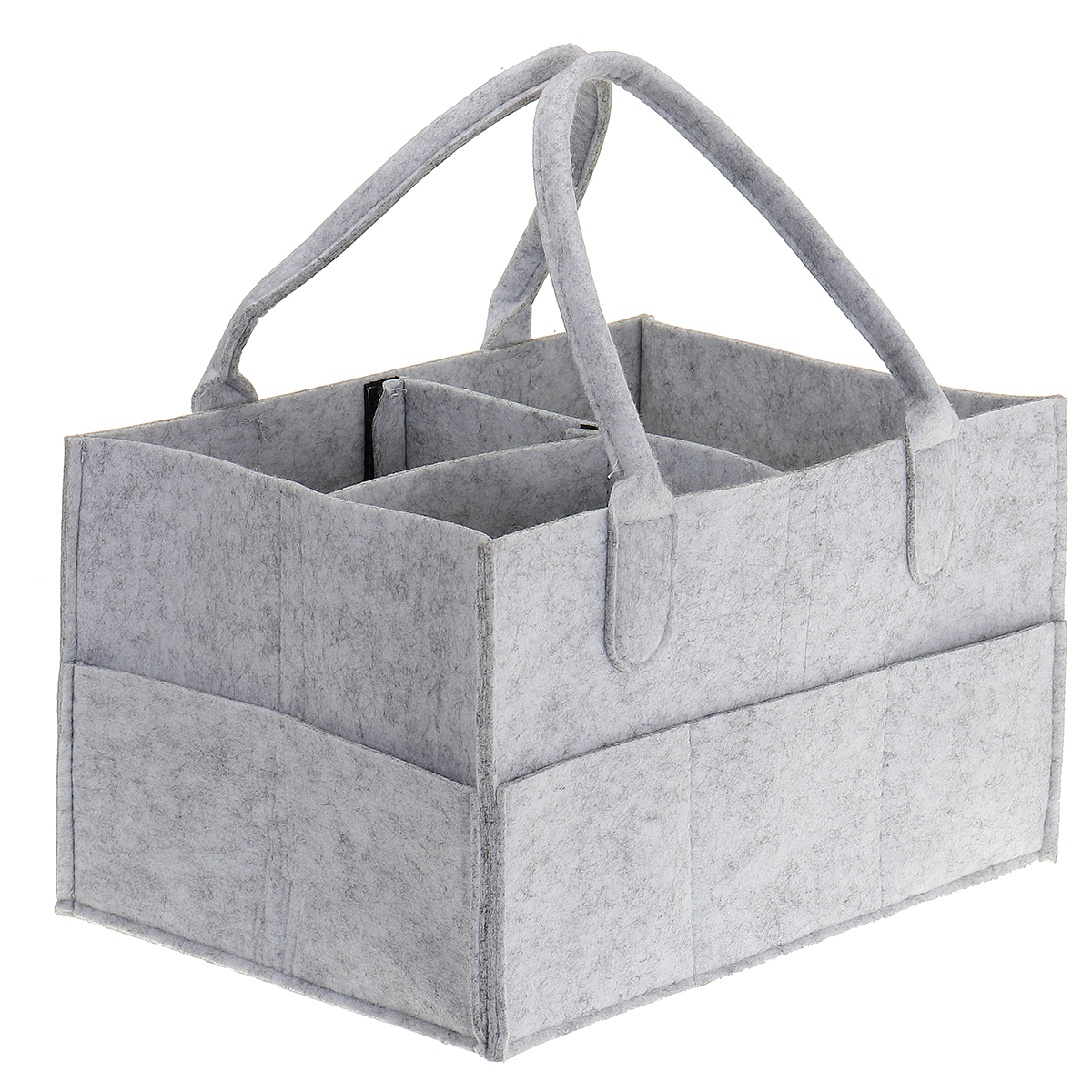 grey baby basket