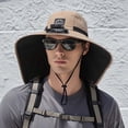 thumbnail image 5 of Solar Fan Hat Wide Brim Hat with Fan Sunscreene Neck Flap 3-Speed Outdoor Sun Hat for Fishing,Hiking,USB Solar Charging, 5 of 5