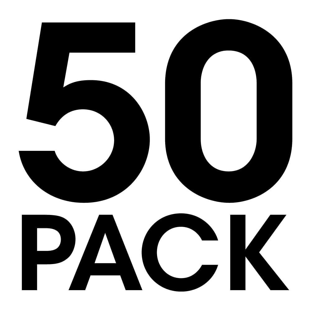 Cmple - 50 Pack Cat 6 Ethernet Cable 1.5 ft 10Gbps Internet Cables with RJ45 Connectors 550MHz Cat6 Patch Cord for Computer, WiFi Router, Modem - White