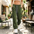 thumbnail image 7 of Lopecy-Sta Pants for Women Cargo Jogger Pants Elastic Drawstring Waist Multi Pockets Loose Fit Street Style Athletic Trousers for Spring Fall, 7 of 7