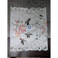 thumbnail image 5 of Doily Boutique Table Runner Embroidered with Hummingbirds on Ivory Fabric, Size 34 x 15 inches, 5 of 6