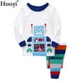 thumbnail image 1 of 2020 Pyjamas de Noël pour Bébé Garçon Ensembles de Vêtements Rouge Xmas Cadeau pour Enfants Pyjamas Tenue de Nuit Snowman Chillin‘ avec Mes Amis 2-7 Ans, 1 of 7