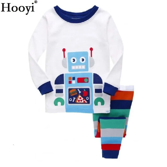 2020 Pyjamas de Noël pour Bébé Garçon Ensembles de Vêtements Rouge Xmas Cadeau pour Enfants Pyjamas Tenue de Nuit Snowman Chillin‘ avec Mes Amis 2-7 Ans