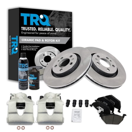TRQ Front Brake Pad & Rotor Kit Fits 98-10 Volkswagen Beetle 01 Golf 00-04 Jetta BKA19181 Fits select: 1998-2005,2009-2010 VOLKSWAGEN NEW BEETLE