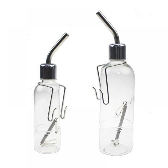 Clear Water Bottles for Hamsters, Rabbits, Chinchillas, Ferrets, Guinea Pigs and Other Small Animals