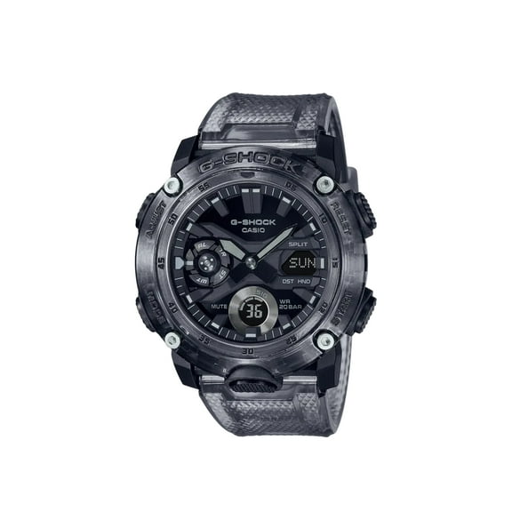 Casio G-Shock GA2000SKE Transparent Pack Front Button Analog-Digital Metal and Resin Men's Watch