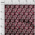 thumbnail image 2 of oneOone Viscose Chiffon Red Fabric Abstract Quilting Supplies Print Sewing Fabric By The Yard 42 Inch Wide, 2 of 4