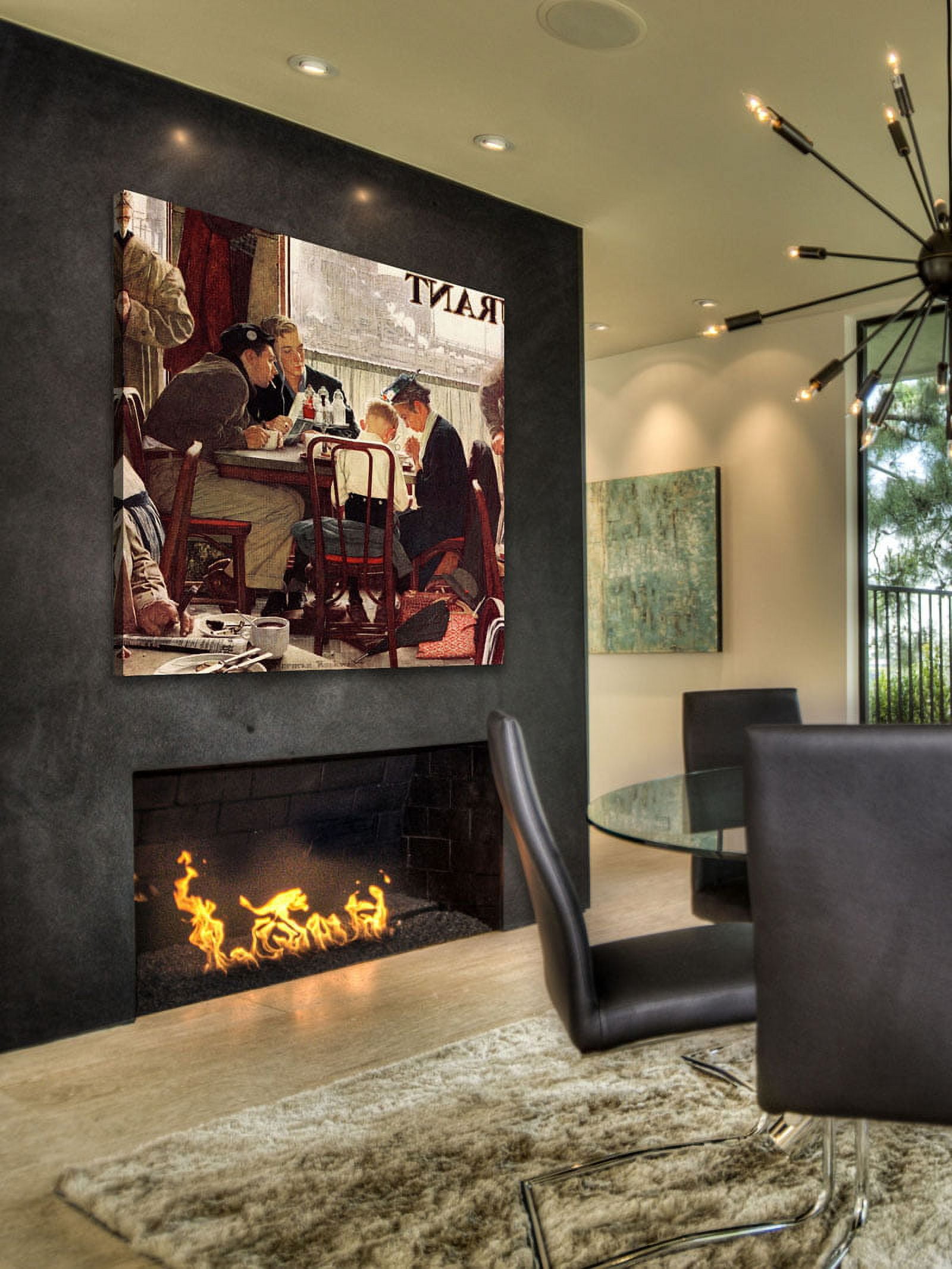 Marmont Hill Saying Grace by Norman Rockwell Canvas Wall Art