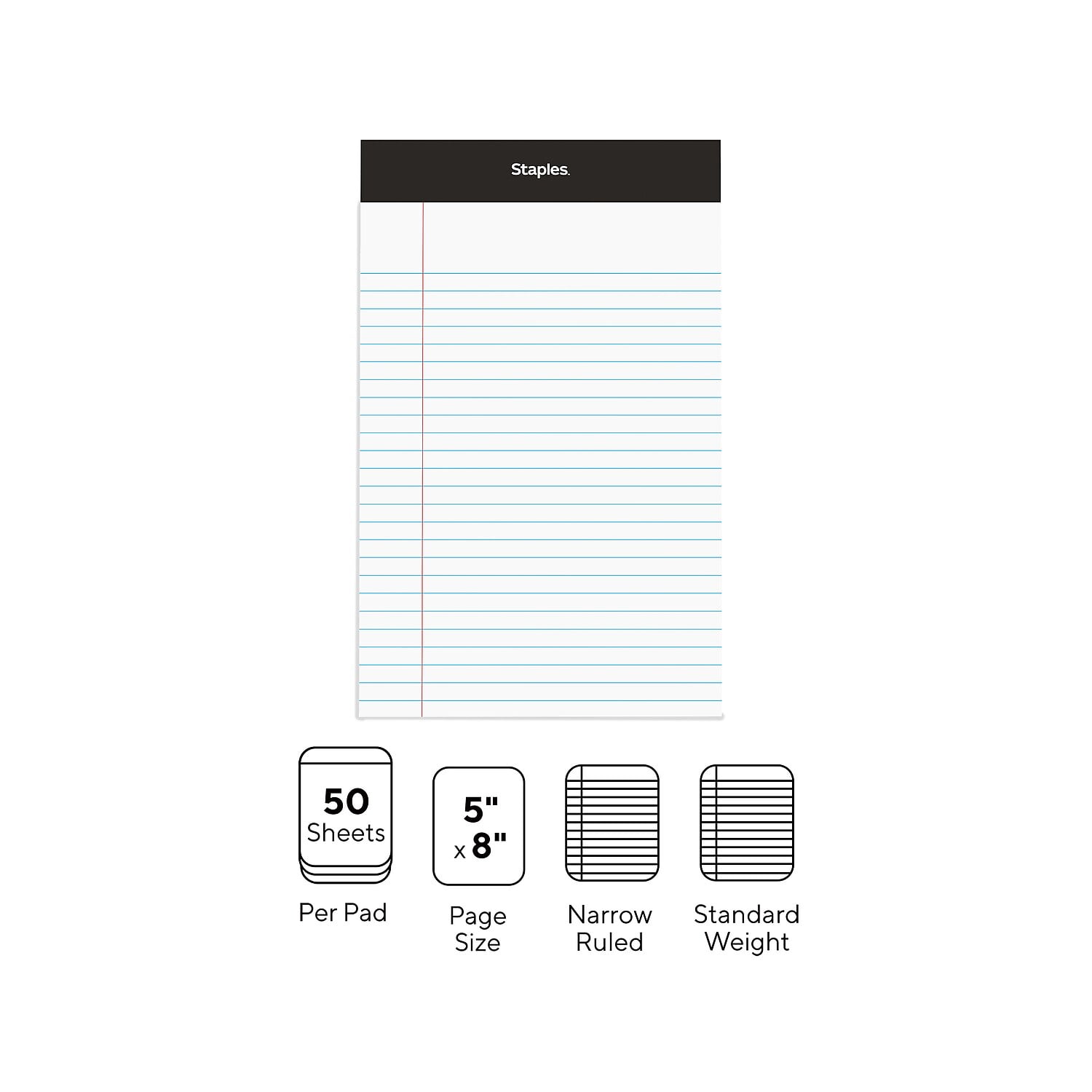  Water Soluble Dissolving Notepad, White Blank Spy Paper, 5.5 x  8.6 inches : Office Products