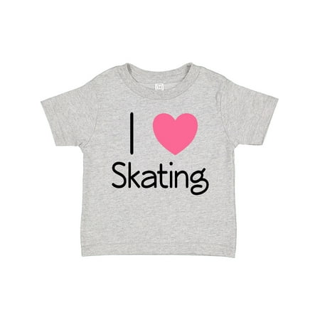 

Inktastic Roller Skate I Love Skating Gift Toddler Toddler Girl T-Shirt