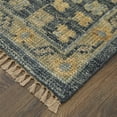 thumbnail image 5 of Feizy Fillmore Transitional Medallion, Blue/Gray, 10' x 14' Area Rug Easy Care Stain Resistant Pet & Kid Friendly Vintage Bordered Floor Rug for Living room Bedroom, 5 of 8