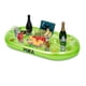 thumbnail image 1 of Flotador Refrigerador Inflable POZA Lujo Verde Dorado 39x23 cm, 1 of 7