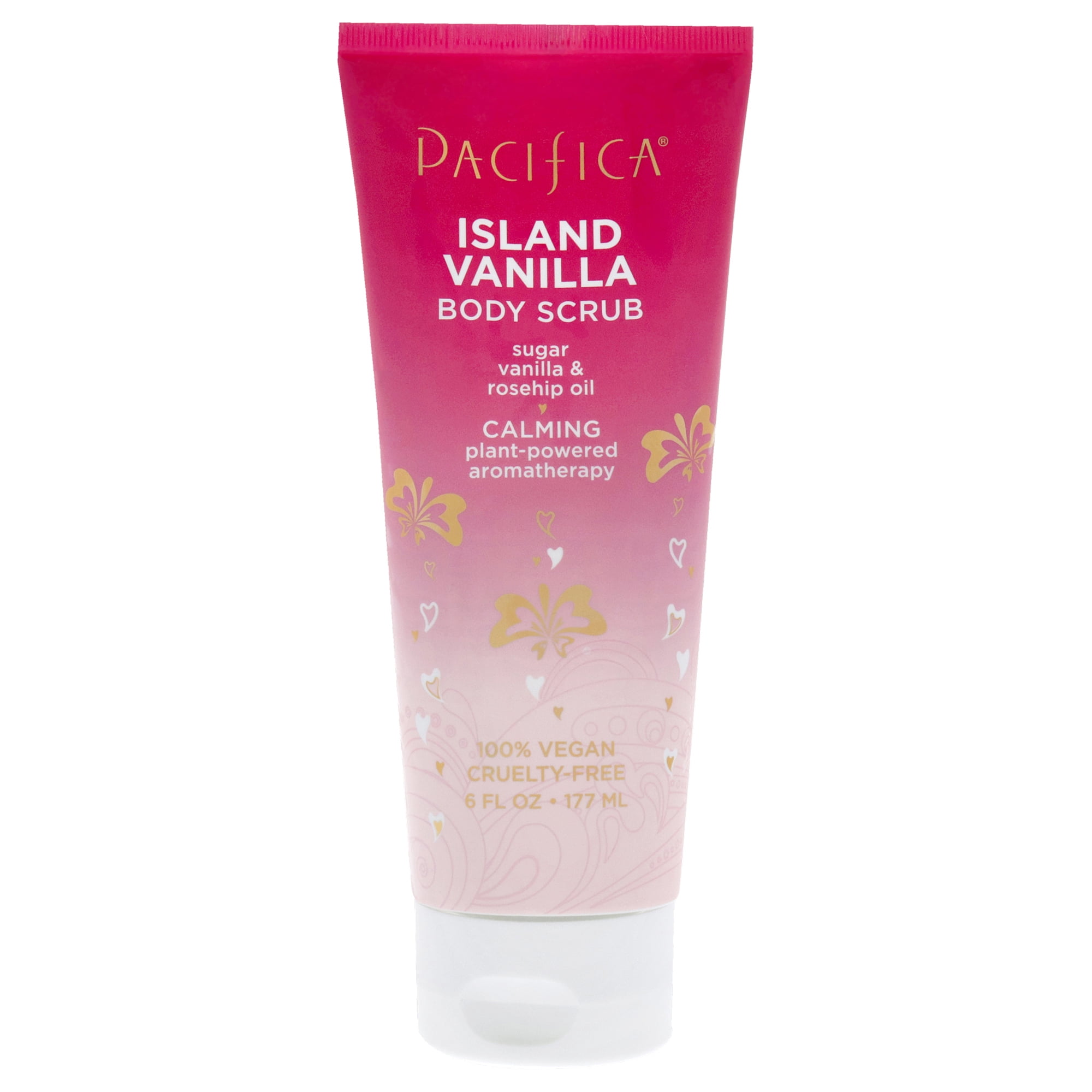 Pacifica Body Scrub - Island Vanilla 6 oz Body Scrub