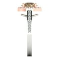 thumbnail image 3 of Clara Pucci 14K White/Rose Gold 1.86ct YellowMoissanite Solitaire with, 3 of 8
