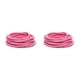 thumbnail image 2 of Sonducket 10 piezas de bandas para el cabello de estilo simple, decorativas, de alta elasticidad, para coleta protectora, accesorios para Scrunchies, rosa Rosa oscuro 2piezas Sonducket  CBP472764, 2 of 5